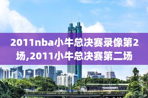 2011nba小牛总决赛录像第2场,2011小牛总决赛第二场-第1张图片-懂球帝