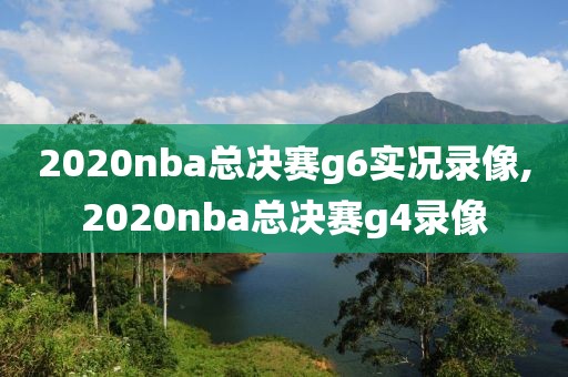 2020nba总决赛g6实况录像,2020nba总决赛g4录像-第1张图片-懂球帝