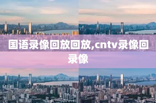 国语录像回放回放,cntv录像回录像-第1张图片-懂球帝