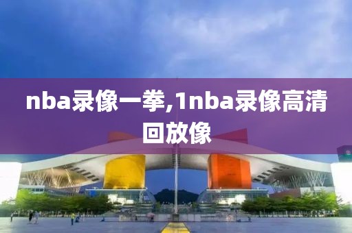 nba录像一拳,1nba录像高清回放像-第1张图片-懂球帝