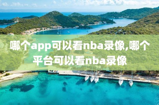 哪个app可以看nba录像,哪个平台可以看nba录像-第1张图片-懂球帝