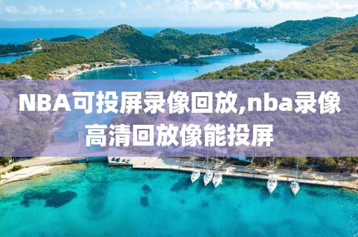 NBA可投屏录像回放,nba录像高清回放像能投屏-第1张图片-懂球帝