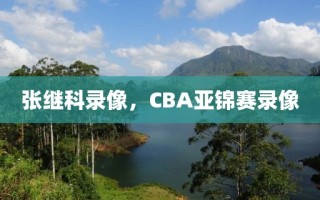 张继科录像，CBA亚锦赛录像