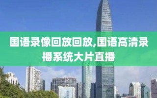 国语录像回放回放,国语高清录播系统大片直播